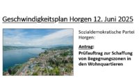 Gemeindeversammlung muss das Geschwindigkeitskonzept nachbessern
